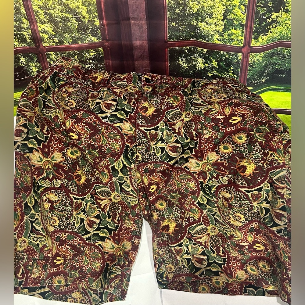 Polo Ralph Lauren Paisley Chino Shorts Size 38 — Fall Vintage RL Prep